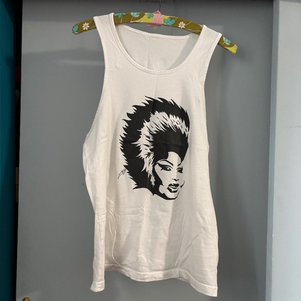 Latrice Royale Drag Queen White Tank Top